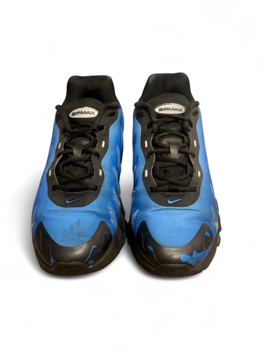 Nike Air Max Blue and Black Running Shoes